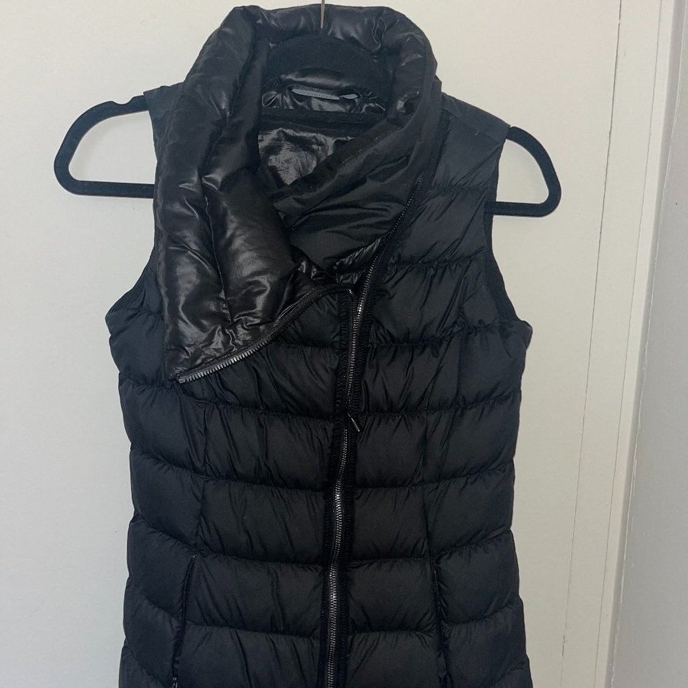 cowl neck athleta puffer vest